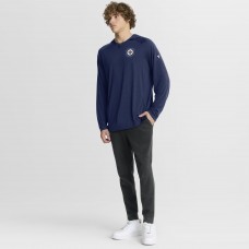 Толстовка Winnipeg Jets Fanatics Navy Authentic Pro Rink