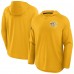 Nashville Predators Fanatics Gold Authentic Pro Rink Hoodie