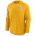 Nashville Predators Fanatics Gold Authentic Pro Rink Hoodie