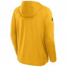 Nashville Predators Fanatics Gold Authentic Pro Rink Hoodie