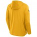 Nashville Predators Fanatics Gold Authentic Pro Rink Hoodie