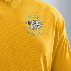 Nashville Predators Fanatics Gold Authentic Pro Rink Hoodie
