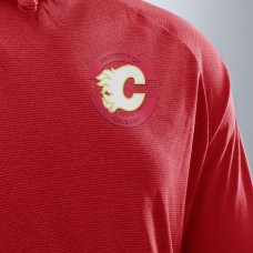 Calgary Flames Fanatics Red Authentic Pro Rink Hoodie