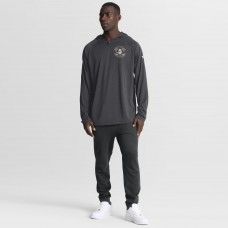 Толстовка Anaheim Ducks Fanatics Charcoal Authentic Pro Rink