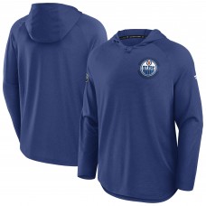 Edmonton Oilers Fanatics Royal Authentic Pro Rink Hoodie