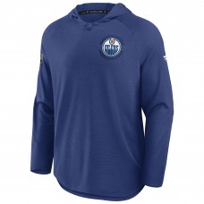 Edmonton Oilers Fanatics Royal Authentic Pro Rink Hoodie