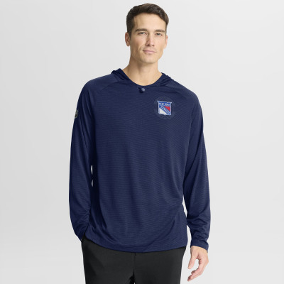Толстовка New York Rangers Fanatics Navy Authentic Pro Rink