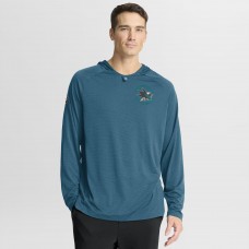 San Jose Sharks Fanatics Teal Authentic Pro Rink Hoodie San Jose Sharks Fanatics Teal Authentic Pro Rink Hoodie