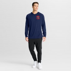 Толстовка Florida Panthers Fanatics Navy Authentic Pro Rink Raglan