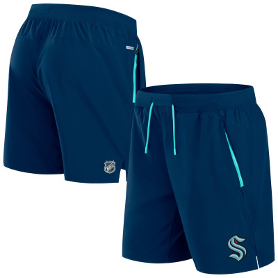 Seattle Kraken Fanatics Deep Sea Blue Authentic Pro Rink Performance Shorts