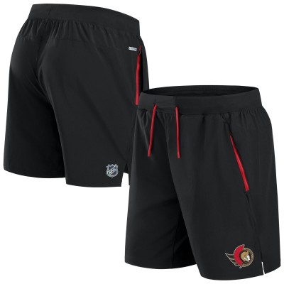Ottawa Senators Fanatics Black Authentic Pro Rink Performance Shorts