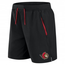 Ottawa Senators Fanatics Black Authentic Pro Rink Performance Shorts