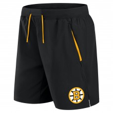 Boston Bruins Fanatics Black Authentic Pro Rink Performance Shorts