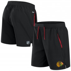 Шорты Chicago Blackhawks Fanatics Black Authentic Pro Rink Performance