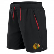 Шорты Chicago Blackhawks Fanatics Black Authentic Pro Rink Performance