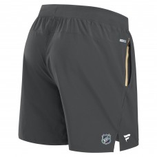 Шорты Vegas Golden Knights Fanatics Gray Authentic Pro Rink Performance