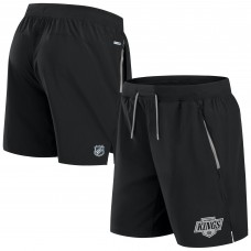 Los Angeles Kings Fanatics Black Authentic Pro Rink Performance Shorts