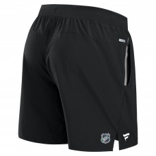 Los Angeles Kings Fanatics Black Authentic Pro Rink Performance Shorts