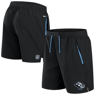 Utah Mammoth Fanatics Black Authentic Pro Rink Performance Shorts
