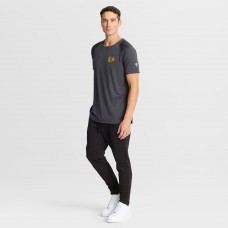 Футболка Chicago Blackhawks Fanatics Charcoal Authentic Pro Rink Raglan Performance Футболка Chicago Blackhawks Fanatics Charcoal Authentic Pro Rink Raglan Performance