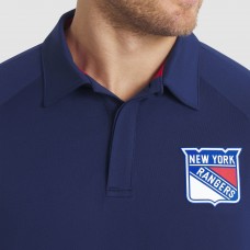 New York Rangers Fanatics Navy Authentic Pro Rink Raglan Polo New York Rangers Fanatics Navy Authentic Pro Rink Raglan Polo