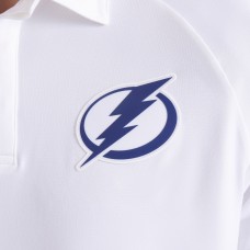 Поло Tampa Bay Lightning Fanatics White Authentic Pro Rink Raglan Поло Tampa Bay Lightning Fanatics White Authentic Pro Rink Raglan