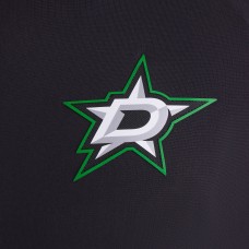 Dallas Stars Fanatics Black Authentic Pro Rink Raglan Polo
