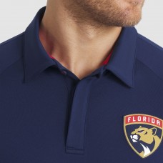 Поло Florida Panthers Fanatics Navy Authentic Pro Rink Raglan