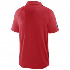 Detroit Red Wings Fanatics Red Authentic Pro Centennial Rink Raglan Polo