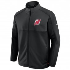 Кофта на молнии New Jersey Devils Fanatics Black Authentic Pro Rink Кофта на молнии New Jersey Devils Fanatics Black Authentic Pro Rink