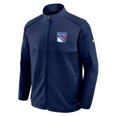 New York Rangers Fanatics Navy Authentic Pro Rink Full-Zip Jacket New York Rangers Fanatics Navy Authentic Pro Rink Full-Zip Jacket