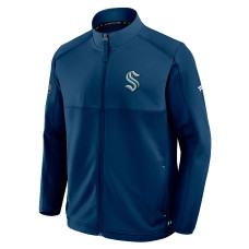 Seattle Kraken Fanatics Deep Sea Blue Authentic Pro Rink Full-Zip Jacket