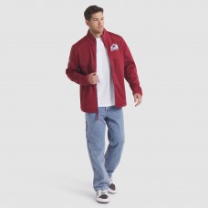 Кофта на молнии Colorado Avalanche Fanatics Burgundy Authentic Pro Rink