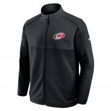 Carolina Hurricanes Fanatics Black Authentic Pro Rink Full-Zip Jacket