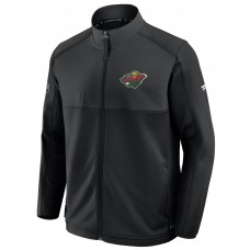Кофта на молнии Minnesota Wild Fanatics Black Authentic Pro Rink