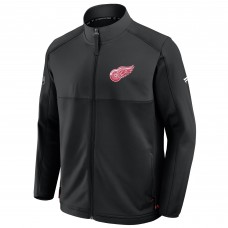 Detroit Red Wings Fanatics Black Authentic Pro Rink Full-Zip Jacket