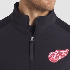 Detroit Red Wings Fanatics Black Authentic Pro Rink Full-Zip Jacket