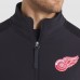 Detroit Red Wings Fanatics Black Authentic Pro Rink Full-Zip Jacket