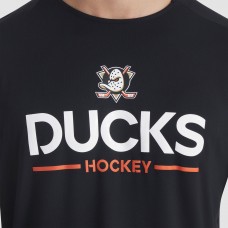 Футболка с длинным рукавом Anaheim Ducks Fanatics Black Authentic Pro Rink Tech