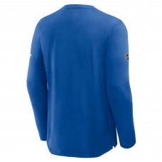 Buffalo Sabres Fanatics Royal Authentic Pro Rink Tech Long Sleeve T-Shirt