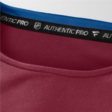 Футболка с длинным рукавом Colorado Avalanche Fanatics Burgundy Authentic Pro Rink Tech