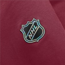 Футболка с длинным рукавом Colorado Avalanche Fanatics Burgundy Authentic Pro Rink Tech