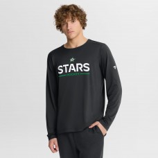 Dallas Stars Fanatics Black Authentic Pro Rink Tech Long Sleeve T-Shirt