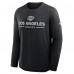 Los Angeles Kings Fanatics Black Authentic Pro Rink Tech Long Sleeve T-Shirt