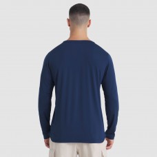 Футболка с длинным рукавом Montreal Canadiens Fanatics Navy Authentic Pro Rink Tech