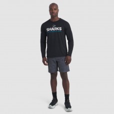 San Jose Sharks Fanatics Black Authentic Pro Rink Tech Long Sleeve T-Shirt San Jose Sharks Fanatics Black Authentic Pro Rink Tech Long Sleeve T-Shirt