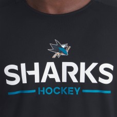 San Jose Sharks Fanatics Black Authentic Pro Rink Tech Long Sleeve T-Shirt San Jose Sharks Fanatics Black Authentic Pro Rink Tech Long Sleeve T-Shirt