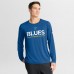 St. Louis Blues Fanatics Blue Authentic Pro Rink Tech Long Sleeve T-Shirt