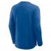 St. Louis Blues Fanatics Blue Authentic Pro Rink Tech Long Sleeve T-Shirt