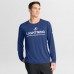 Футболка Tampa Bay Lightning Fanatics Blue Authentic Pro Rink Tech Long Sleeve